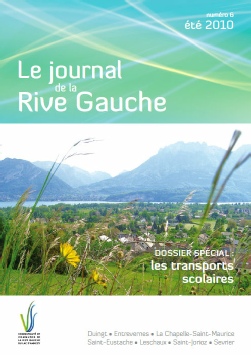 Le journal de la Rive Gauche n° 6 Eté 2010. Cliquez sur l'image pour télécharger le document