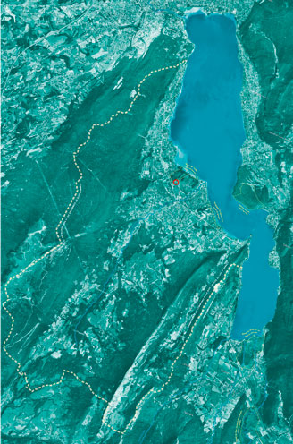 Territoire de la Communauté de Communes de la Rive Gauche du Lac d'Annecy (CCRGLA)